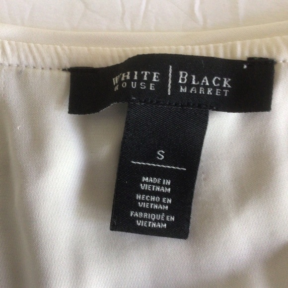 WHITE HOUSE BLACK MARKET LAYERED TOP SMALL - Picture 7 of 16